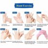 Moisturizing Spa Gloves Half Finger Touch Screen Gloves Gel Glovers Gel Line with Essential Oils and Vitamin E for Dry Cracked Hand (Pink) - Image 7