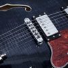 GROTE Jazz Electric Guitar Semi-Hollow Body Trapeze Tailpiece Bridge Guitar Gig Bag (Black) - Image 6
