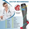 6 Pairs Compression Socks for Women & Men Circulation 20-30mmHg is Best Support for Running,Nursing,Athletic Sports - Image 6