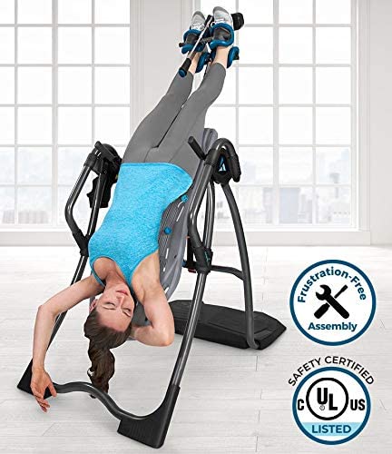 Teeter FitSpine LX9 Inversion Table, Deluxe Easy-to-Reach Ankle Lock, Back Pain Relief Kit, FDA-Registered - Image 2