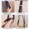 Yoga Strap for Stretching, Leg Stretcher Pilates Equipment for Home Gym, Back Bend Assist Trainer Waist Flexibility Workout Bands for Physical Therapy Ballet Dance Splits Gymnastics - Image 4