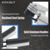 FitColt Hand Grip Strengthener Set, 3 Pack 100-200 LBS Hand Gripper, Hand Exerciser, Metal Heavy Grip Strength Trainer, Hand Strengthener for Finger Wrist Forearm - Image 4