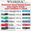WSAKOUE Pull Up Bands, Resistance Bands, Pull Up Assistance Band Resistance Exercise Bands for Body Stretching, Powerlifting, Resistance Training - Image 4