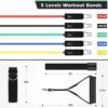 Whatafit Resistance Bands Set, Exercise Bands with Door Anchor, Handles, Carry Bag, Legs Ankle Straps for Resistance Training, Physical Therapy, Home Workouts - Image 4