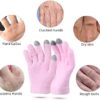 ZEPOHCK Moisturizing Gloves with Touchscreen for Dry Cracked Hands Spa, Gel Lining Infused with Essential Oils and Vitamins Moisten Hands Skin [One Size Fits Women and Men, Pink] (Gloves) - Image 5
