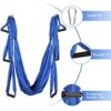Chenxy Aerial Yoga Swing Set Yoga Hammock Trapeze Swing Trapeze Yoga Kit Flying Yoga Inversion Tool Antigravity Ceiling Hanging Yoga Sling Adult Kids Arial Door Yoga Swing Home Gym Hanging Swing - Image 3