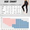 V Cross Waist Leggings for Women-Tummy Control Soft Workout Running High Waisted Non See Through Black Yoga Pants - Image 6