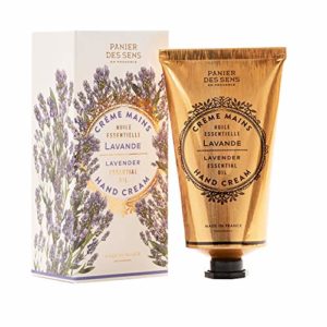 Panier des Sens Lavender Hand cream for dry hands with Olive oil & Shea Butter, hand lotion - Made in France 97% natural - 2.6floz/75ml