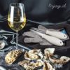 WENDOM Oyster Shucking Knife with Cut Resistant Gloves White Non-slip Easy to Grip Handle 3.5'' Oyster Shucker Tools - Image 6