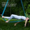 Victorem Aerial Silks - 11 Yards Aerial Silk, Premium Ariel Yoga Hammock, Durable and Low-Stretch Fabric, Yoga Starter Kit for Home, Aerial Rig for All Skill Levels - All Hardware Included - Image 7