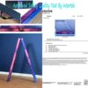 FC FUNCHEER 8FT Folding Gymnastic Beam,Wood core Anti-Slip Bottom with Carrying Handle - Image 4