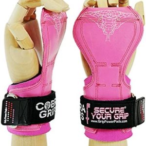 Cobra Grips PRO Weight Lifting Gloves Heavy Duty Straps Alternative Power Lifting Hooks for Deadlifts Adjustable Neoprene Padded Wrist Support Bodybuilding