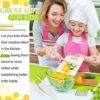 4 Pcs Kids Knife Set, Kids Safe Cooking Knives, Nylon Kids Kitchen Knife with Crinkle Cutter, Serrated Edges Plastic Toddler Knife Kids Knives for Real Cooking & Cutting Fruit, Bread, Lettuce - Image 7