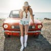 3 Pairs Womens Cotton Knee High Socks, Causal Soild Stripe Tube Knee Socks - Image 5