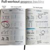 The Dumbbell Home Workout Journal. 13-Week Program. Fitness Planner / Workout Book that only requires dumbbells. Tells you exactly what to do and how to track progress. Provides completely guided workouts, # of sets to do for each exercise, # reps to aim for, and provides a place to track all your progress. Workout Journal for Women & Men. Workout Planner for Women. Workout Log Book / Fitness Journal / Workout Notebook. - Image 5