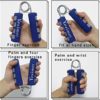 YESIMET 2 Pack Hand Grip Strengthener Set,Finger Gripper- Soft Foam Hand Exerciser for Quickly Increasing Wrist Forearm and Finger Strength - Image 5