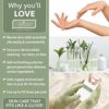 Élive Hand Moisturizing Gloves Overnight - Essential Jojoba Oil, Vitamin E Infused Gel Lining, Cotton Touch Screen Finger Tips, Hand Spa Dry Hands Treatment, Manicure Cuticle Repair Glove, Nurse Gifts - Image 2