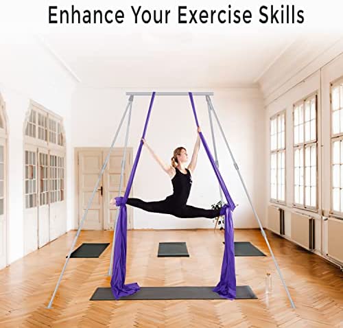 FEBTECH- Freestanding Yoga Stand - Support up to 550 LBs- Perfect Stand for Hooks, Hammocks, Silk, Lyra, Punching Bag - Image 8