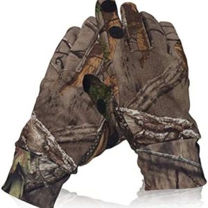 Camo Hunting Gloves Lightweight Pro Anti-Slip Shooting Gloves Waterproof Warm Glove with Trigger Finger Outdoor Hunting Camouflage Gear Archery Accessories