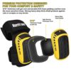 Hurricane Knee Pads for Work, Knee Pad for Construction, Knee Pad with Extra Thick Foam Gel, Heavy Duty Support Anti-Slip Knee Pads for Construction Cleaning Flooring Garden Mechanic Work, Automotive Repair with Extra Size Stretchable Straps to Save Your Knees - Image 2