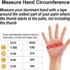 OZERO Leather Work Gloves Flex Grip Tough Cowhide Gardening Glove for Wood Cutting/Construction/Driving/Garden for Men and Women 1 Pair (Gold,Large) - Image 6