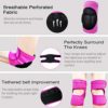 Women Knee Pads for Cleaning House Floors,Gardening Work, Carpet Roofing,Kneeling Cushions with Soft Inner Liner, Adjustable Kneeling Pad Suitable Garden,Flooring Yard,Pink - Image 5