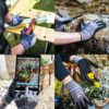 SAFERGRIP Work Gloves by OPNBar - Medium (1-Pack) – Nitrile Coated – Touchscreen Compatible - Heavy Duty Working Gloves for Home Improvement, Construction – Mens Work Gloves – Reinforced Thumb Safety Gloves – Non-Slip Grip Gloves - Image 3