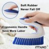 ITTAHO All Purpose Scrub Brush for Cleaning,Stiff Bristle Cleaning Brush with Non-Slip Grip for Bathroom Tile Floor-2 Pack - Image 6