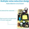 Pigtone Pedal Power Supply Adapter 9V DC 1A 1000ma Tip Negative 5 Way Daisy Chain Cables for Guitar Effect Pedals - Image 4