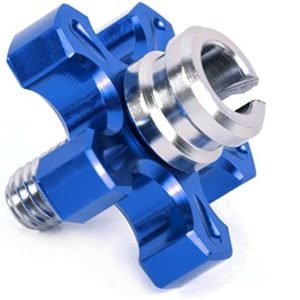 Motorcycle Aluminum Clutch Brake Cable Wire Adjuster With M8 Clutch Cable Screw For Kawasaki for Yamaha for Honda Motorcycle Bike (Blue)
