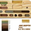 Yes4All Wooden Hang Board/Climbing Board for Doorway - Hand Strengthener Equipment for Training Finger, Grip and Pull Up - Image 5