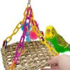 00747 Mini Flying Trapeze Bird Toy Parrot Shred cage Toys Cages Cockatiel Conure - Image 2