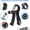 Syrako Hand Grip Strength Trainer, Forearm Trainer Workout Kit (5Pack), Adjustable Resistance Hand Gripper, Finger Trainer, Grip Ring & Stress Relief Ball - Image 3