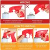 2 Pack Aerosol Spray Trigger Handle Spray Can Grip Handle Spray Paint Gun Reusable Universal Spray Handle Grip Full Hand Grip for Spray Paint Adhesive Lubricant (Red) - Image 5