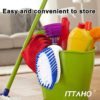 ITTAHO All Purpose Scrub Brush for Cleaning,Stiff Bristle Cleaning Brush with Non-Slip Grip for Bathroom Tile Floor-2 Pack - Image 7