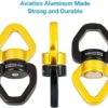 Swing Swivel, 35KN Safety Rotational Device, Digtichnny Swing Spinner for Web Tree Swing, Aerial Dance, Children's Swing, Hanging Hammock - Image 6