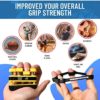 Grip Strength Trainer, Hand Grip Strengthener, Hand Exerciser Grip Strengthener & Forearm Trainer or Forearm Exerciser for Forearm Grip Workout, Hand Strengthener or Finger Strengthener For Strength - Image 9