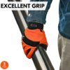 Vgo 3-Pairs Work Glove, High Dexterity Synthetic Leather with Silicone for Antislip,Multipurpose(Size XL,3 Color,SL7895) - Image 3