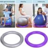 Exercise Ball Chairs, Yoga Ball Inflatable Stability Ring Exercise Ball Holder, Balance Ball Base Exercise Ball Chair Ring Balance Ball Chair Pilates Ball for Fitness Gym Home Workout Equipment - Image 4