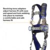 3M DBI-SALA Medium ExoFit NEX ConstructionFull Body Style Harness With Tech-Lite Aluminum Back D-Ring - Image 9