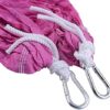 Aerial Yoga Flying Yoga Swing Set Yoga Hammock Trapeze Sling Inversion Tool for Gym Home Fitness (with Ceiling Anchors and 2 Extensions Straps) Pink - Image 9