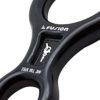 Fusion Climb Aluminum Figure 8 Descender Rigging Plate Black Heavy Duty, Large - Image 3