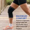 TKWC Knee Brace Compression Sleeve for Men Women, Knee Support for running, weightlifting, BasketBall , Knee Pads for Meniscus Tear, ACL, Arthritis and Knee Pain Relief (Medium) - Image 3