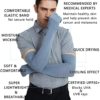 Sun Protection Gloves UPF 50+ UV Protective Cooling Arm Sleeves for Men Women Summer Outdoor Driving - Image 3