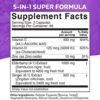 Viva Naturals Sambucus Elderberry with Vitamin C, Zinc, Vitamin D3 5000 IU & Ginger (120 Capsules) - Antioxidant & Immune Support Supplement, 2 Month Supply - 5 in 1 Black Elderberry for Adults - Image 6