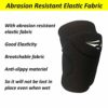 Volleyball Knee Pads with High Shock Absorbing Cushion,Adult Junior Youth Men &Women Boy Girls Gift (black, Middle and Large) - Image 2