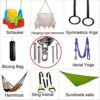 BLASCOOL Swing Hangers Heavy Duty Hook - 2000Lbs Capacity 360°Swivel with 4 Screw for Concrete Wooden Hanging Hardware for Hammock Chair Yoga Gym Trapeze Hammock (2 Sets - Image 5