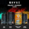 Ryse Project Blackout Pre Workout | Pump, Energy, Strength | Caffeine, Vitacholine, Nitrates, and Theobromine | 25 Servings (Sunny D Tangy Original) Servings Based ON Weight NOT Volume - Image 9
