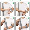 Unizooke Arm Sling - Medical Support Strap for Broken & Fractured Bones - Adjustable Shoulder, Rotator Cuff Full Soft Immobilizer - For Left, Right Arm, Men Women(Simple/Lightweight/Comfortable) - Image 6