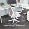 Staples 567298 45-Inch X 53-Inch Low Pile Carpet Chair Mat Lip - Image 2